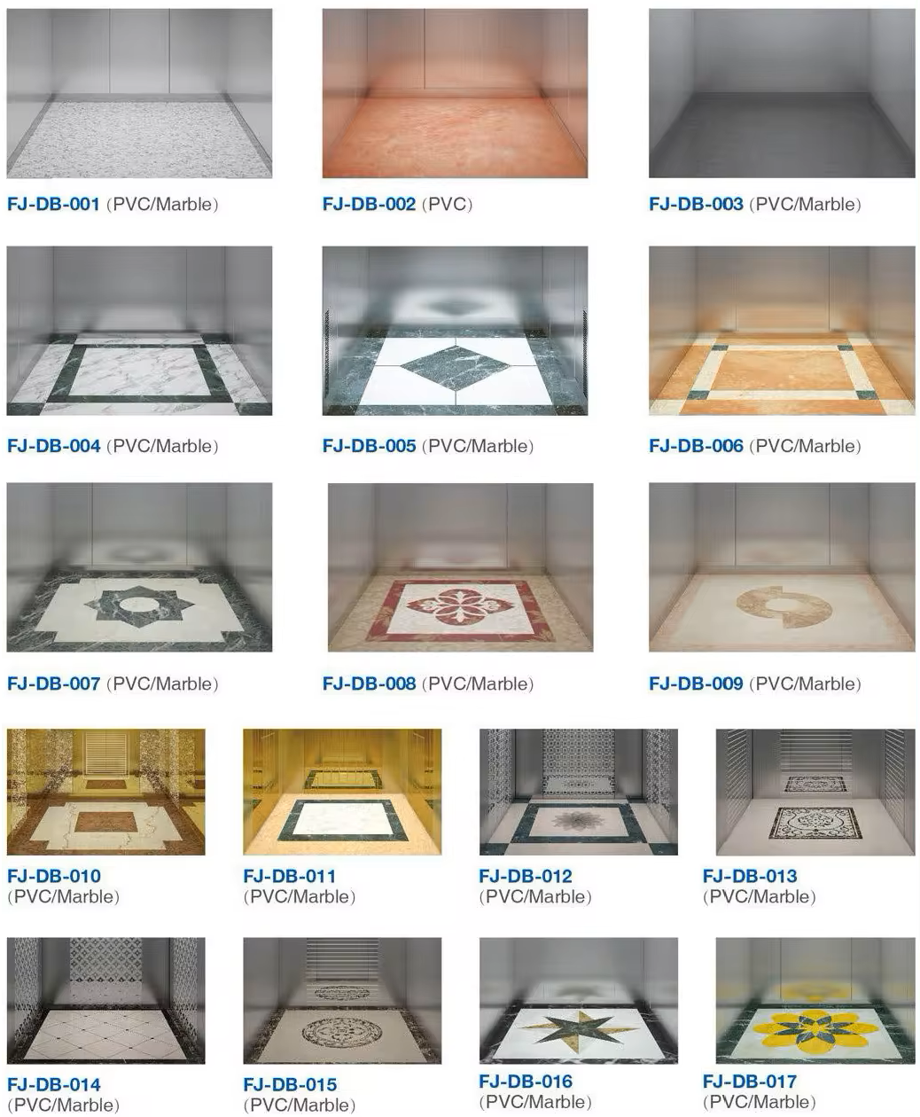 Elevator Floor options